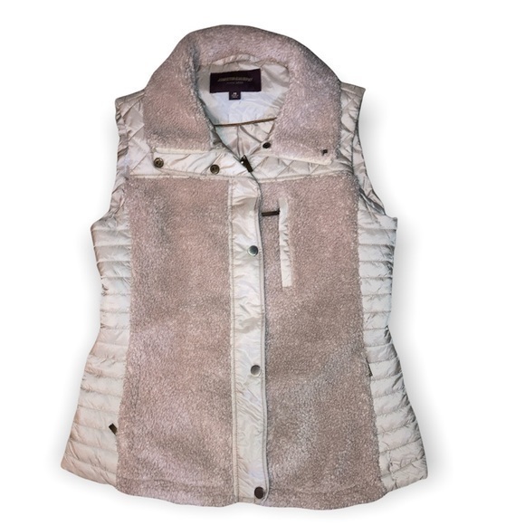 Johnston & Murphy Cream Quilted Vest
